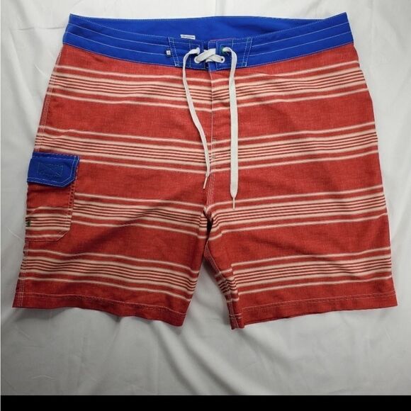 38 SPERRY STRIPED BOARD SWIM SURF TRUNKS SHORTS - Picture 12 of 12